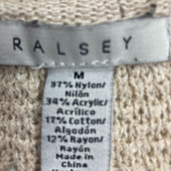 RALSEY, Ivory, Sweater, Lightweight, Size M, Long Sleeve - Picture 9 of 10